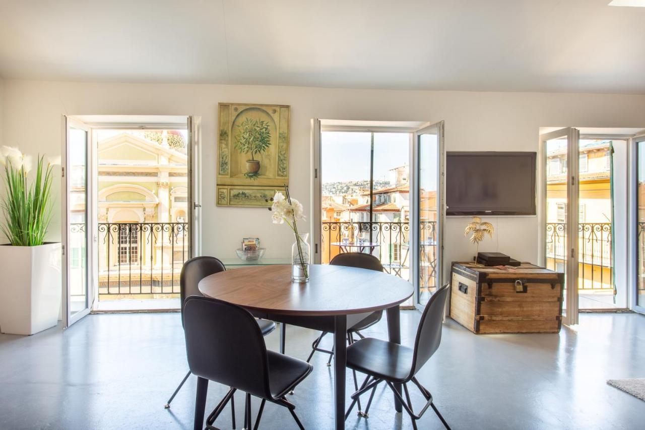 Ross 5- F2, Lumineux, Balcon, Loft, Clim, Vieux-Nice Luaran gambar