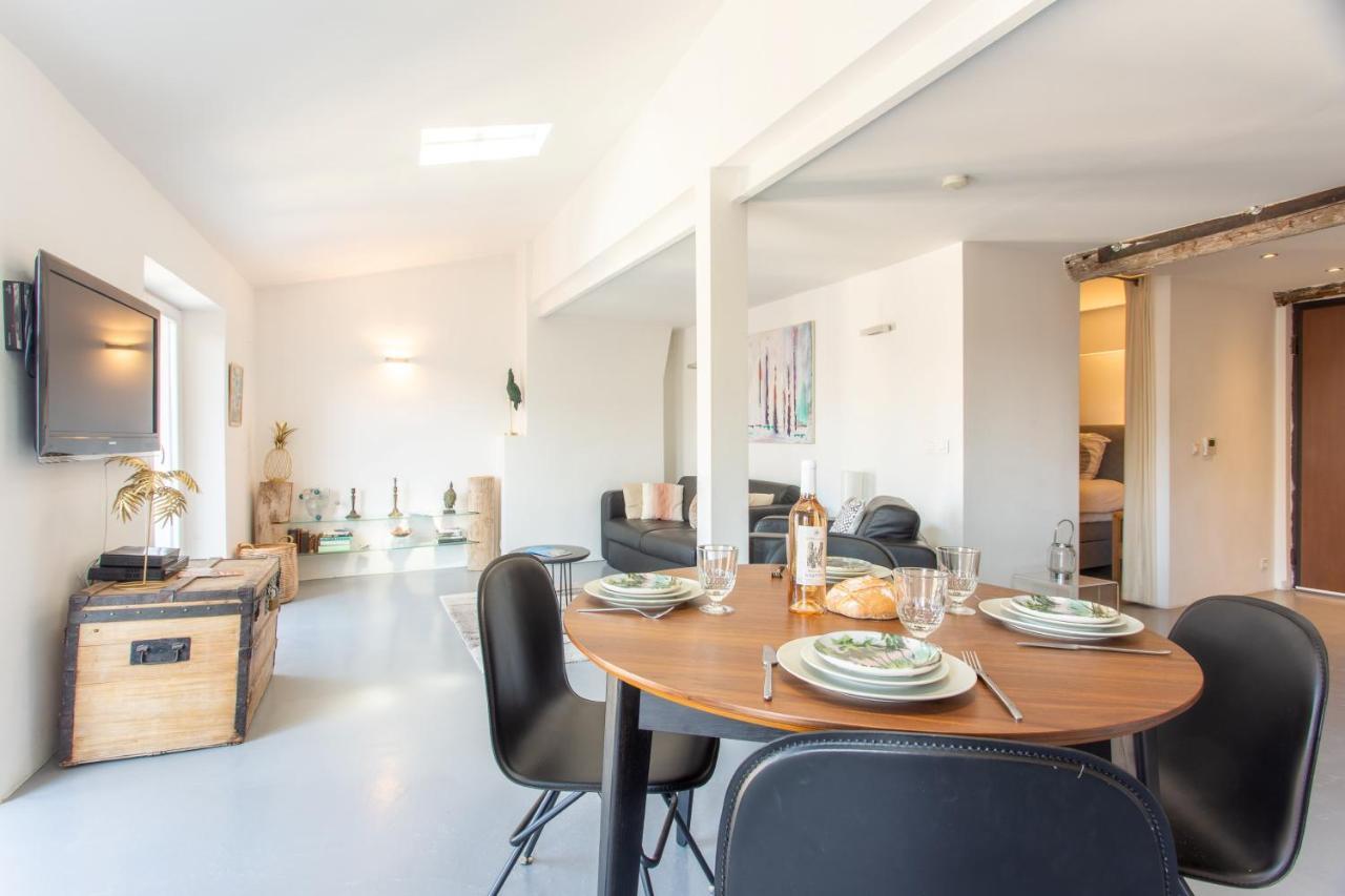 Ross 5- F2, Lumineux, Balcon, Loft, Clim, Vieux-Nice Luaran gambar
