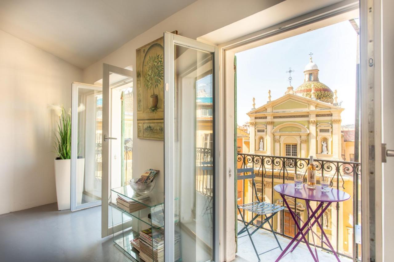 Ross 5- F2, Lumineux, Balcon, Loft, Clim, Vieux-Nice Luaran gambar