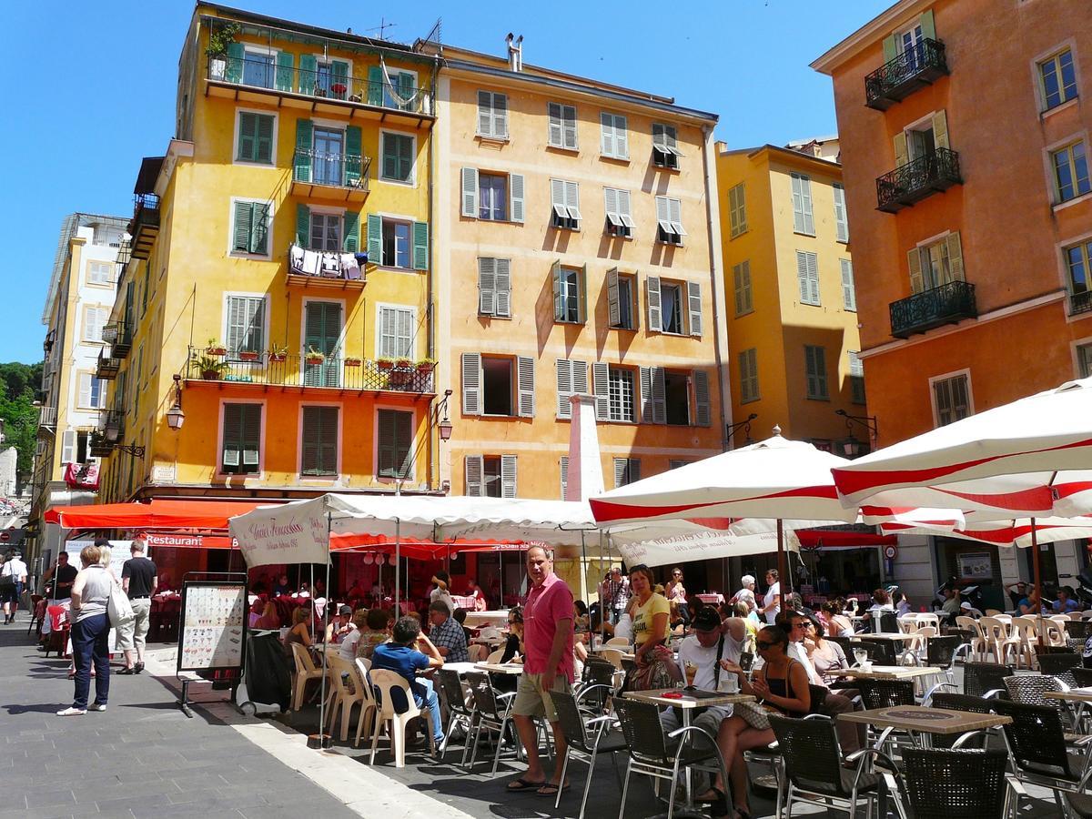 Ross 5- F2, Lumineux, Balcon, Loft, Clim, Vieux-Nice Luaran gambar