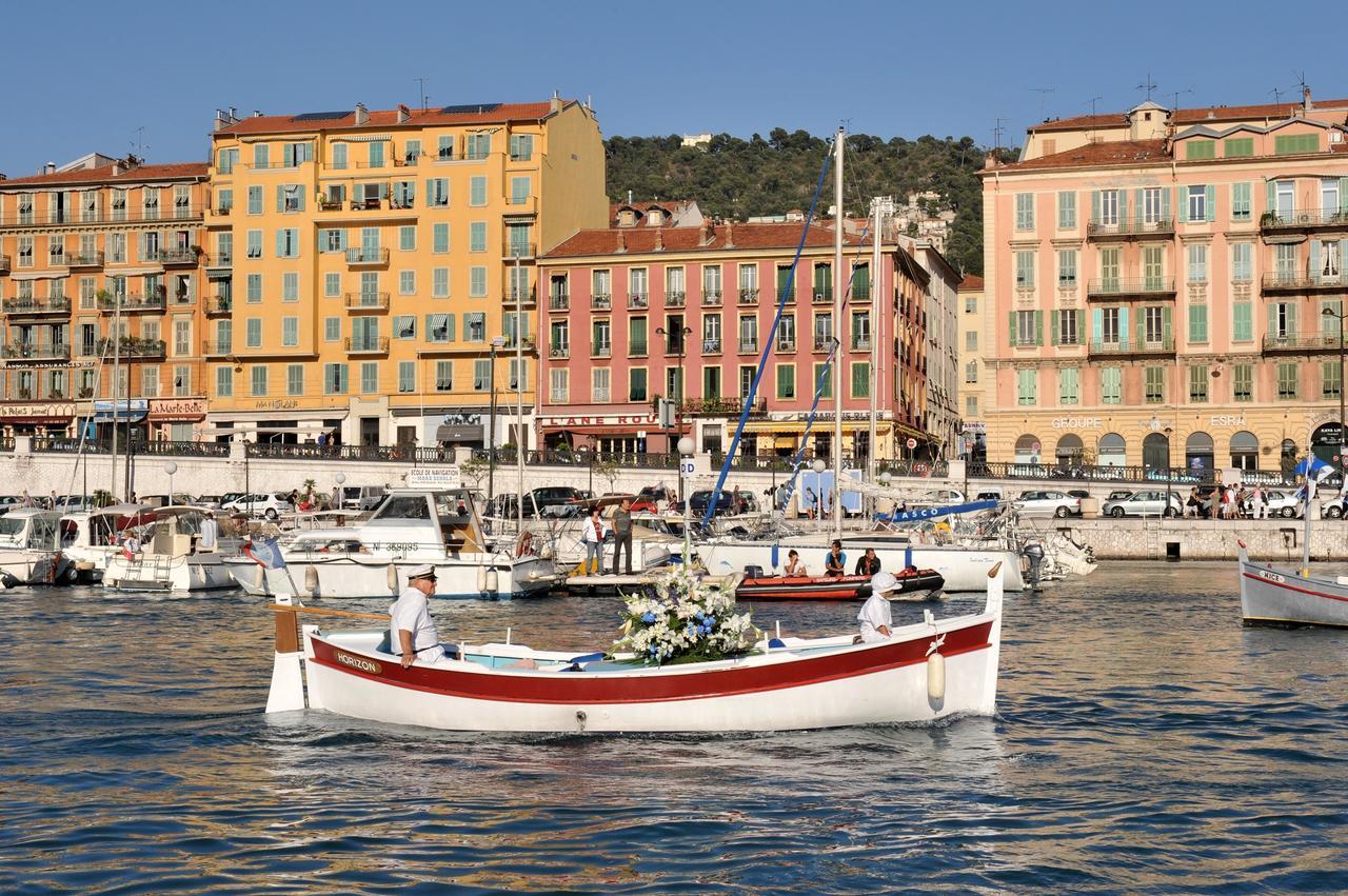Ross 5- F2, Lumineux, Balcon, Loft, Clim, Vieux-Nice Luaran gambar